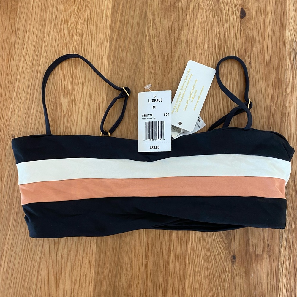 L*Space Fabel Bikini top in Medium BNWT